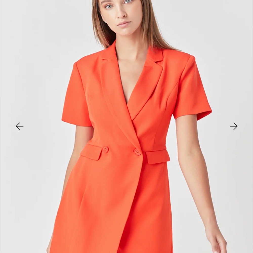 ENDLESS ROSE SHORT SLEEVE BLAZER ROMPER NWT SZ XS